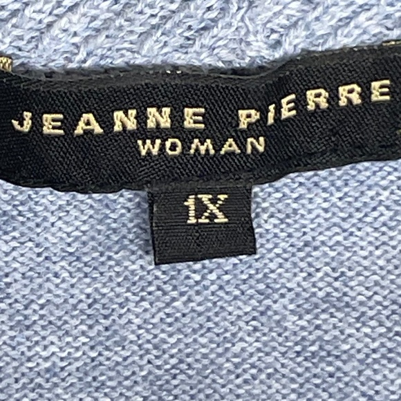 Women’s 1X Jeanne Pierre Blue Top - Picture 11 of 15
